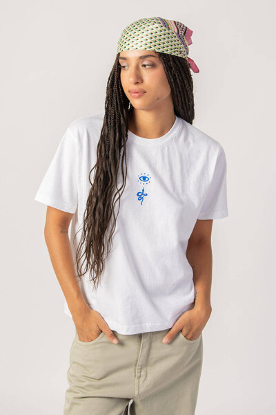 Kaotiko White Yuca Valley Washed T-shirt